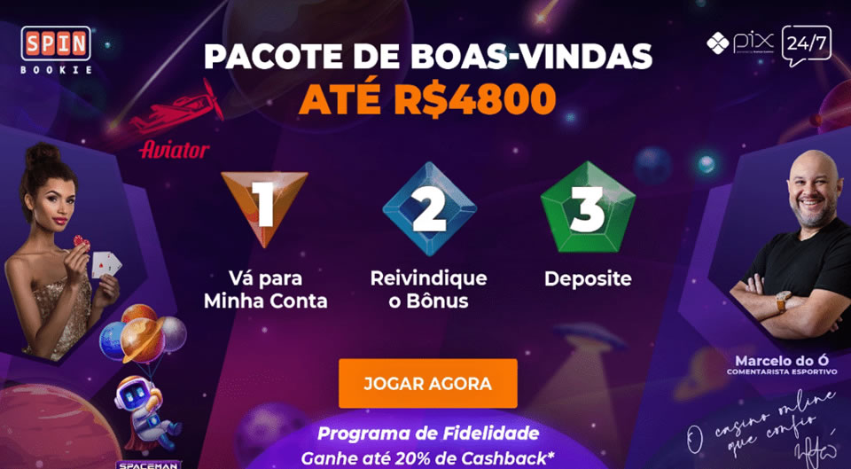 Assim como nos esportes, no momento em que este artigo foi escrito não encontramos nenhum bônus específico para a área de cassino da plataforma.