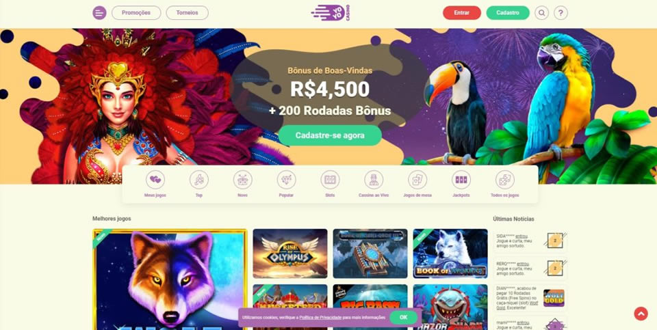 A seção de jogos de cassino online tem mais de 6.000 jogos, incluindo caça-níqueis, jogos de mesa, pôquer e blackjack, bem como roleta, dados e bingo.